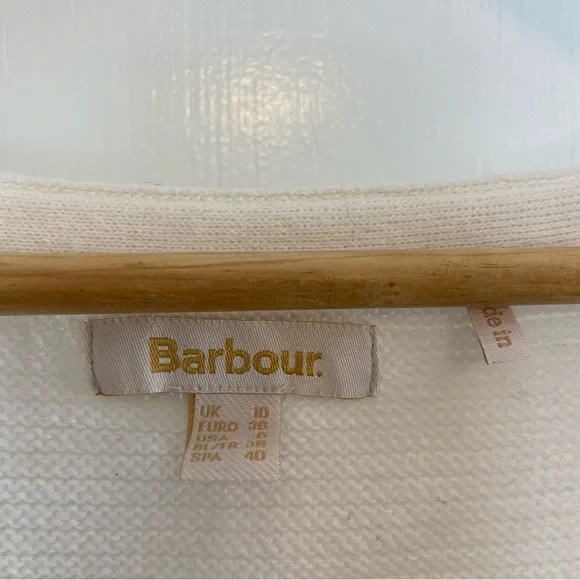 Barbour Seaholly knit cardigan sweater - Picture 5 of 5